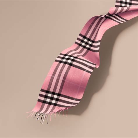 burberry pink scarf cashmere